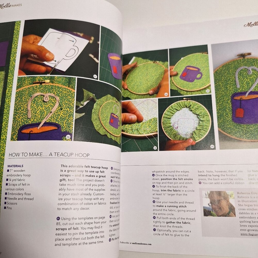 Issue 7 Mollie Makes December 2014 UK Magazine US Edition Winter Maryanne Moodie - Picture 10 of 12